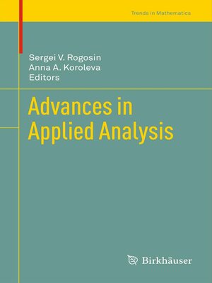 cover image of Advances in Applied Analysis